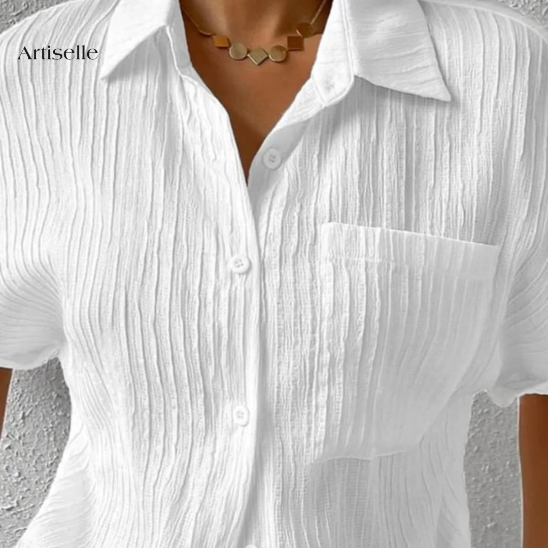 Nola™ Casual Chic Crinkle Blouse